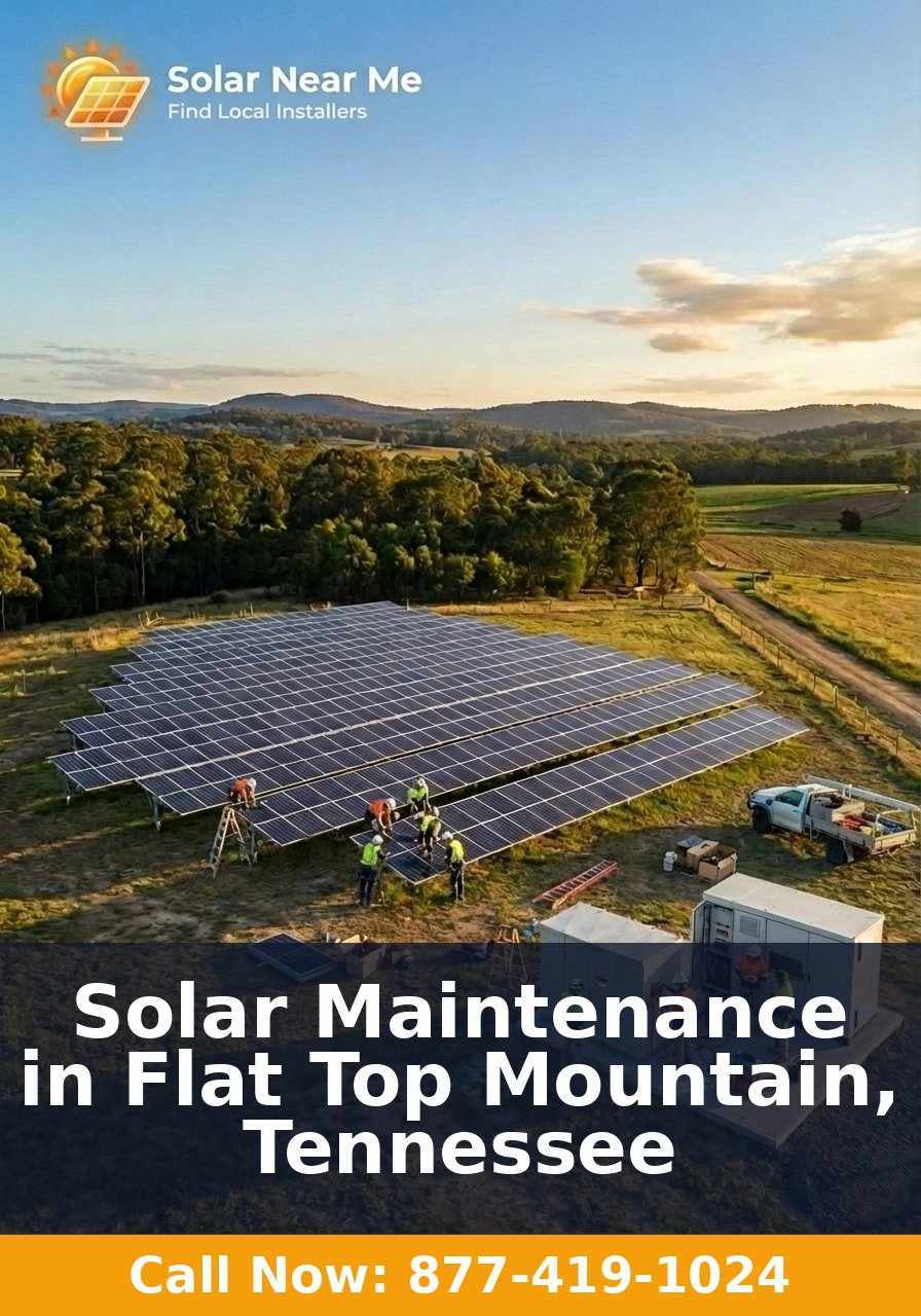 Solar Maintenance in Flat Top Mountain, Tennessee