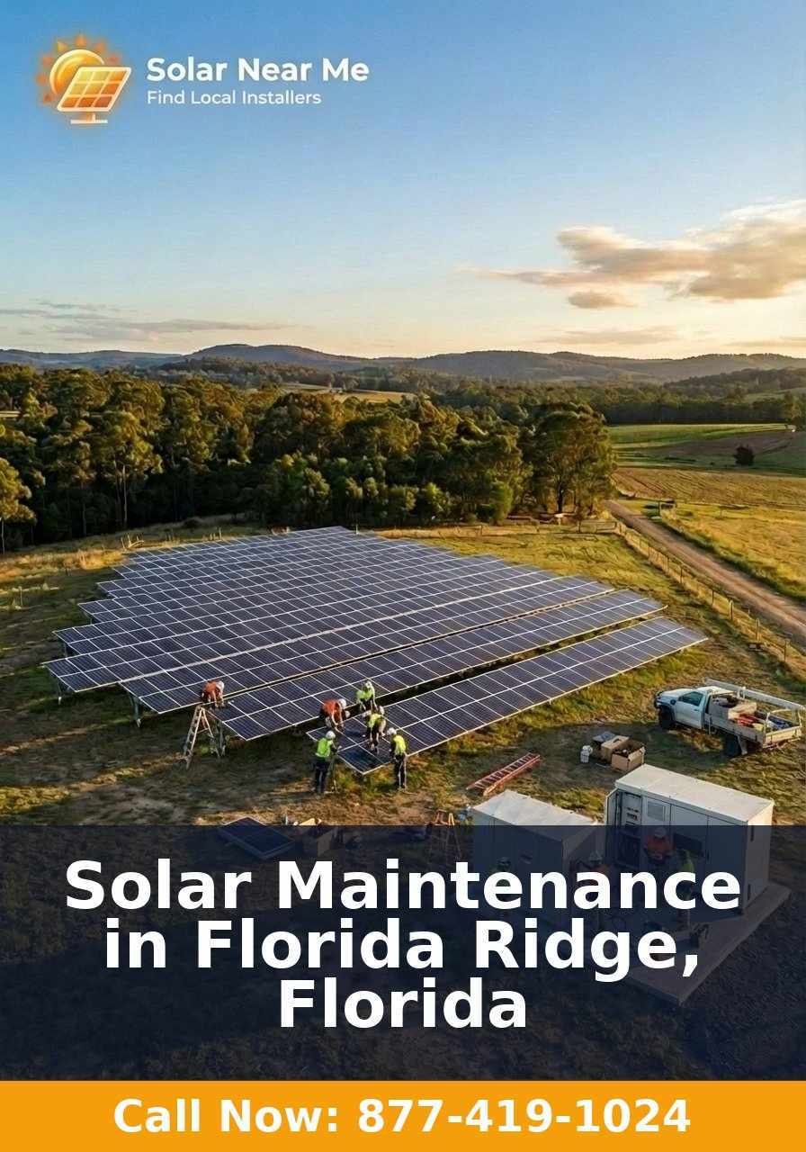 Solar Maintenance in Florida Ridge, Florida
