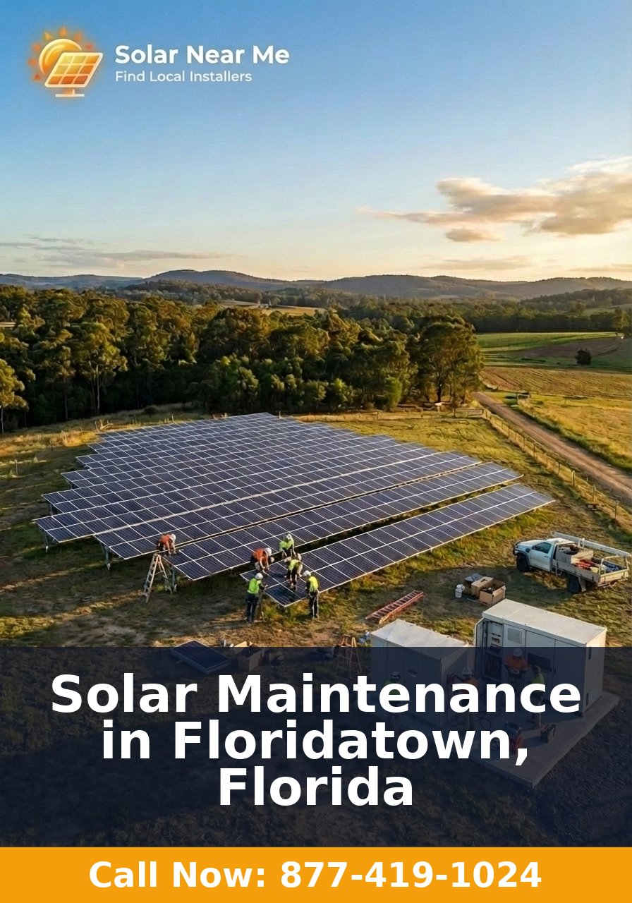 Solar Maintenance in Floridatown, Florida