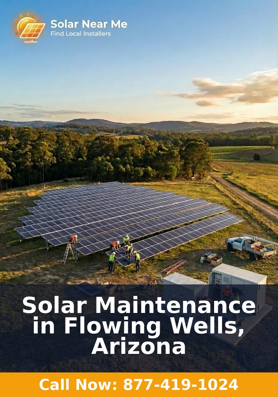 Solar Maintenance in Flowing Wells, Arizona