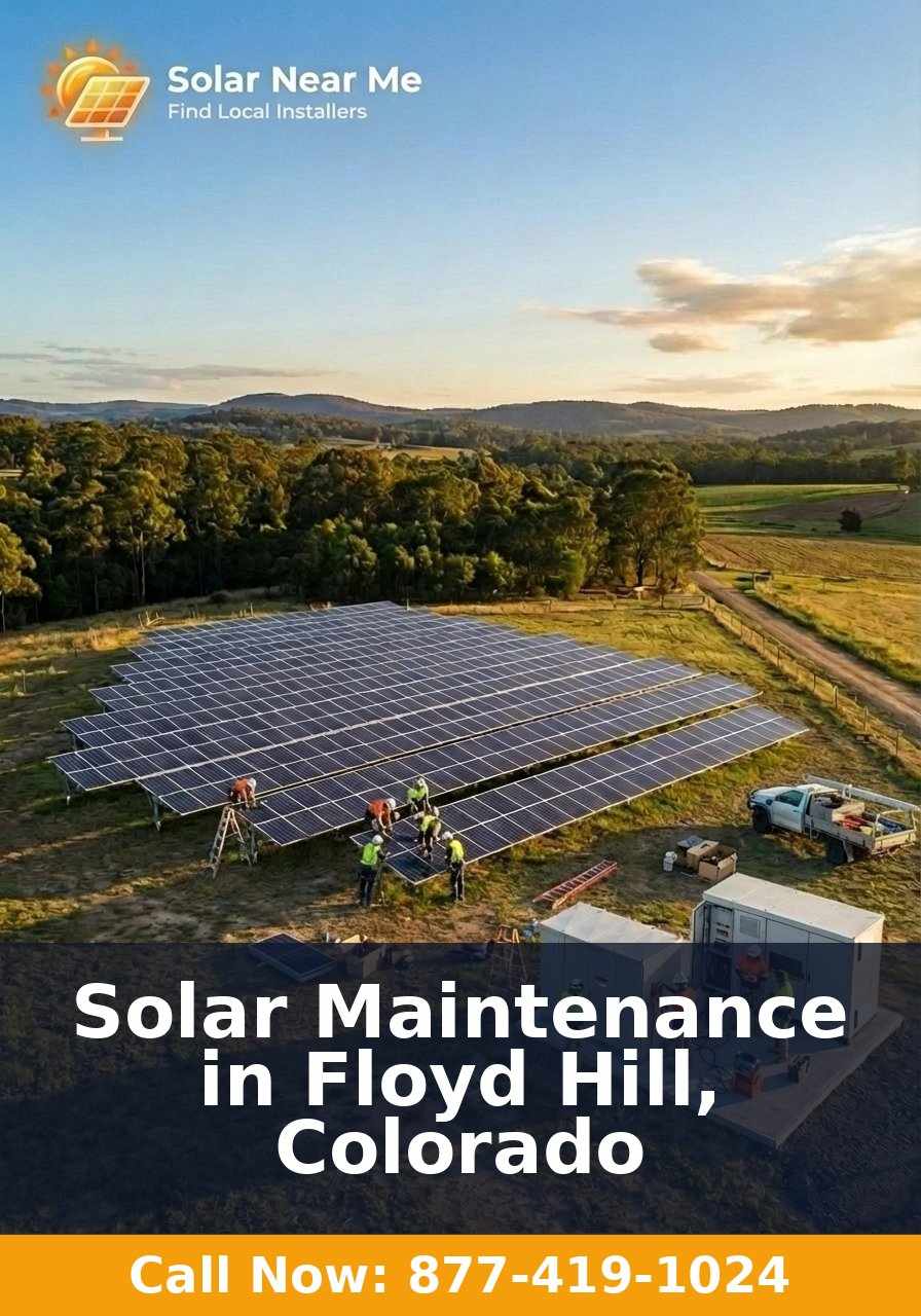 Solar Maintenance in Floyd Hill, Colorado