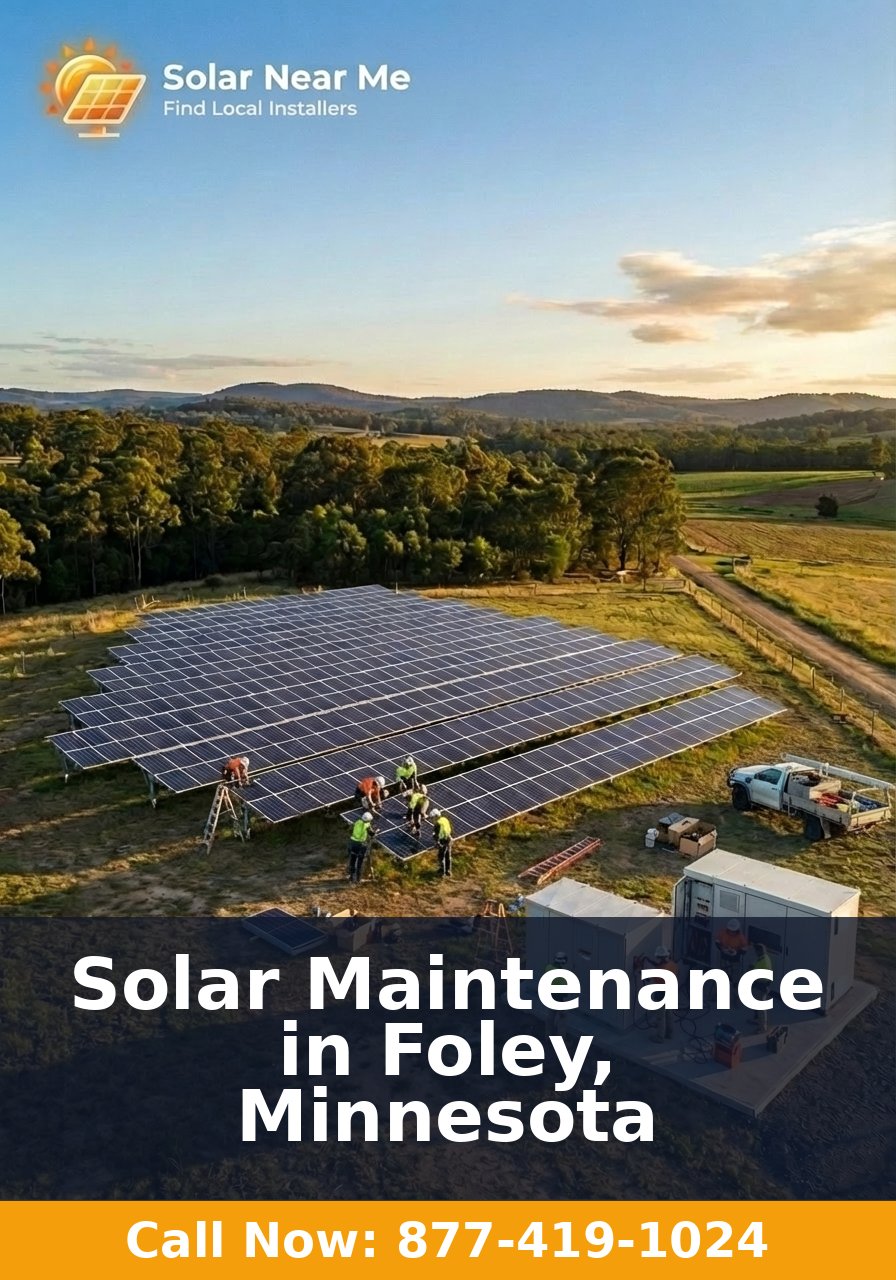 Solar Maintenance in Foley, Minnesota