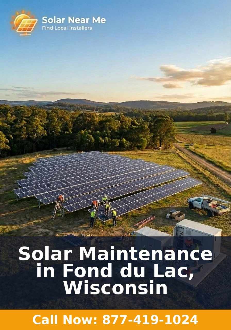Solar Maintenance in Fond du Lac, Wisconsin