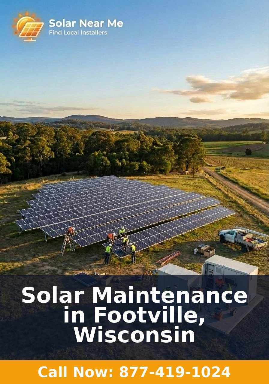 Solar Maintenance in Footville, Wisconsin