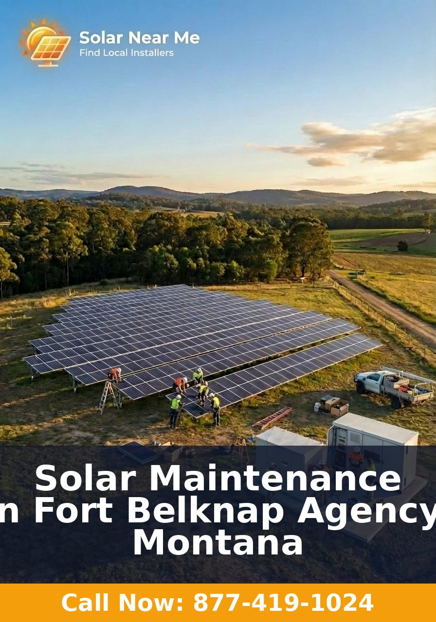 Solar Maintenance in Fort Belknap Agency, Montana