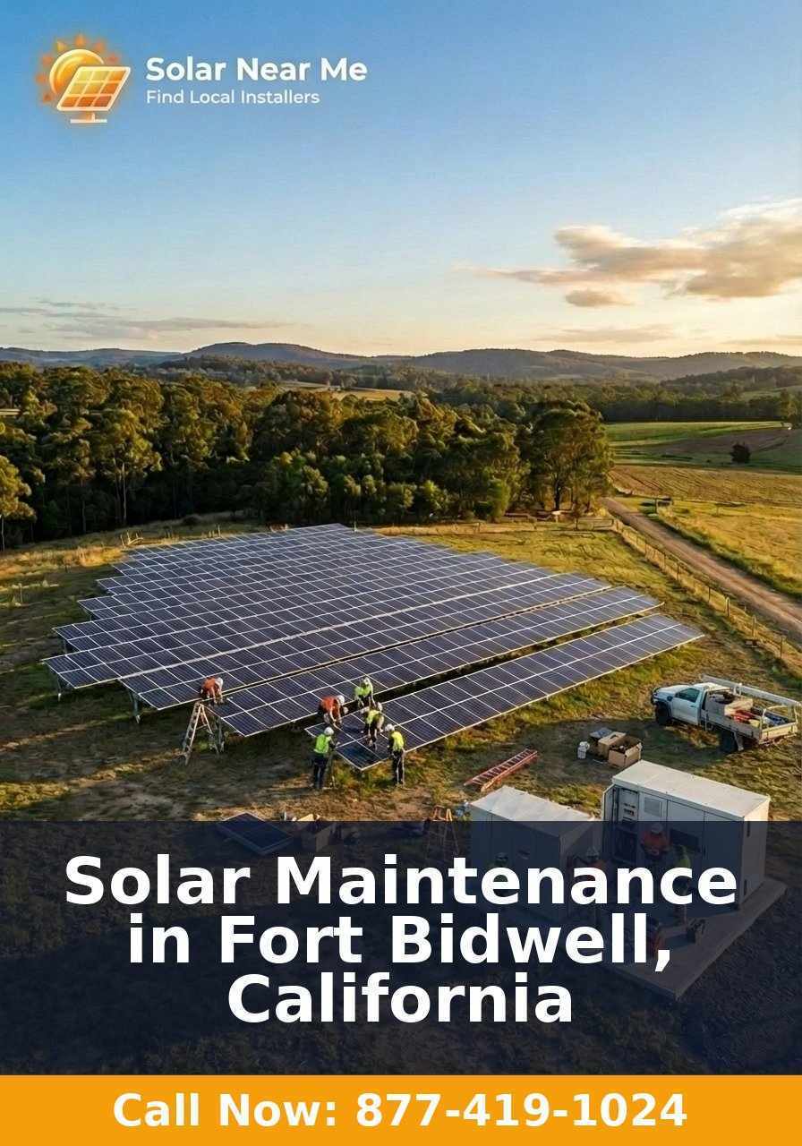 Solar Maintenance in Fort Bidwell, California
