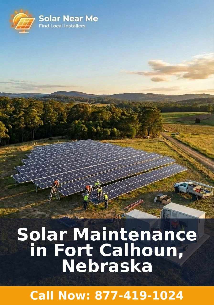 Solar Maintenance in Fort Calhoun, Nebraska