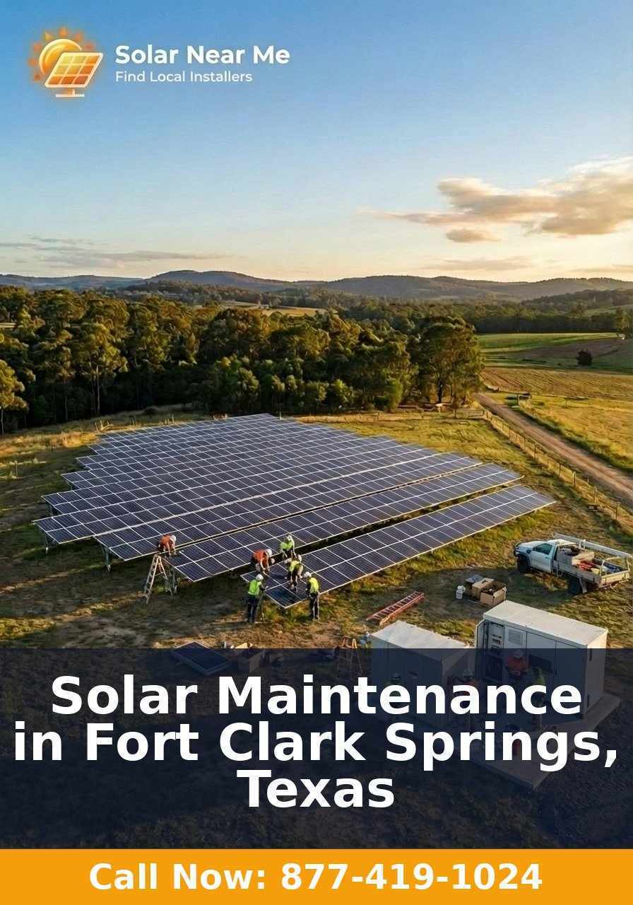 Solar Maintenance in Fort Clark Springs, Texas
