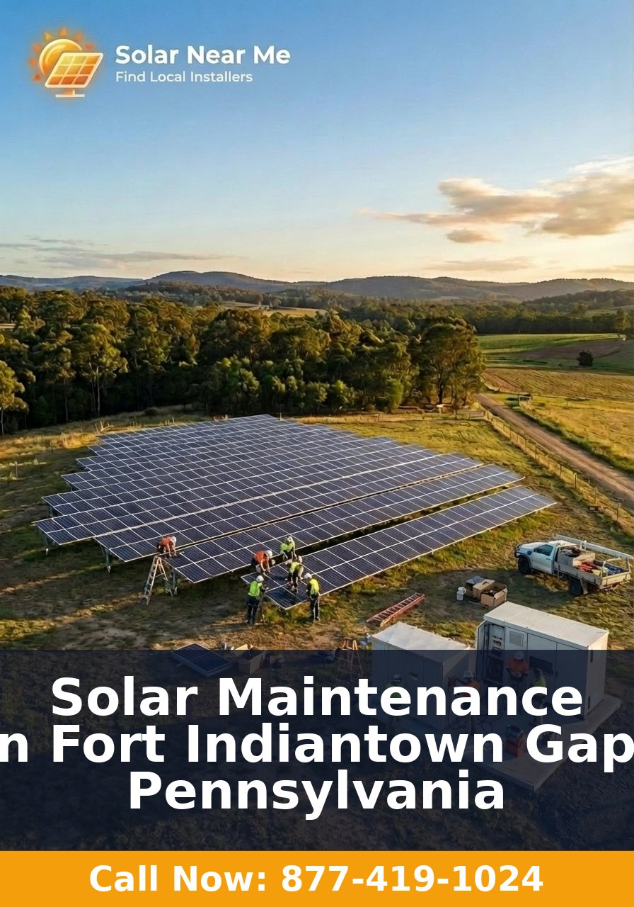 Solar Maintenance in Fort Indiantown Gap, Pennsylvania