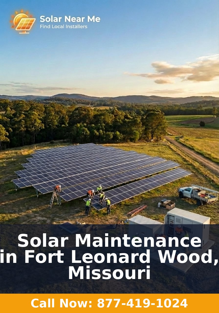 Solar Maintenance in Fort Leonard Wood, Missouri