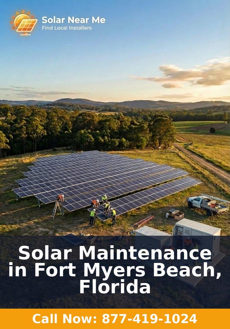 Solar Maintenance in Fort Myers Beach, Florida