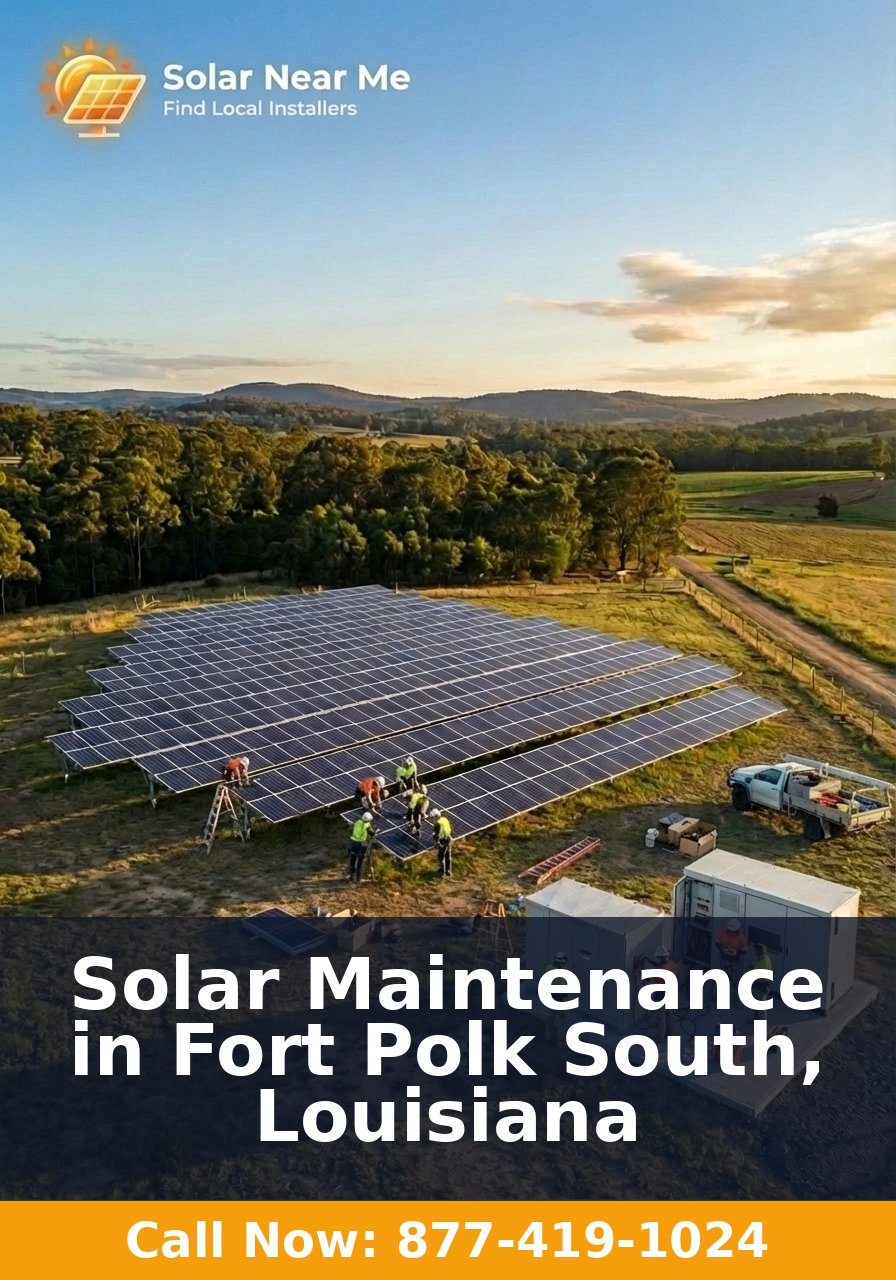 Solar Maintenance in Fort Polk South, Louisiana