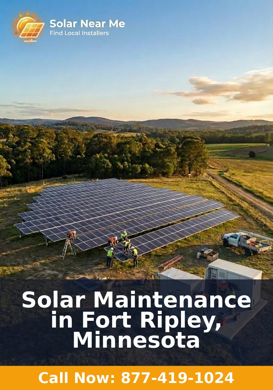 Solar Maintenance in Fort Ripley, Minnesota
