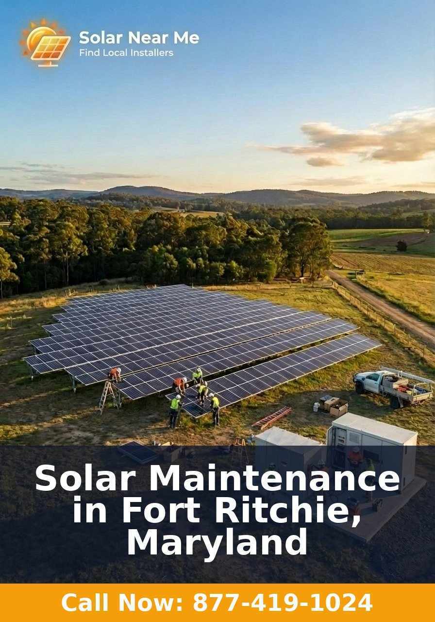 Solar Maintenance in Fort Ritchie, Maryland