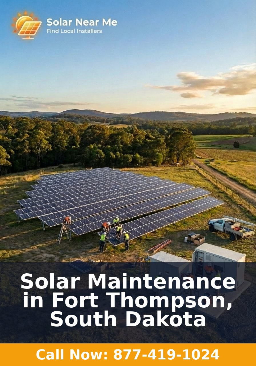 Solar Maintenance in Fort Thompson, South Dakota