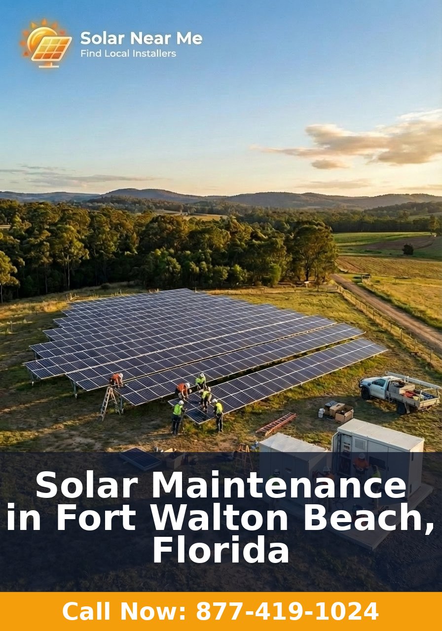 Solar Maintenance in Fort Walton Beach, Florida