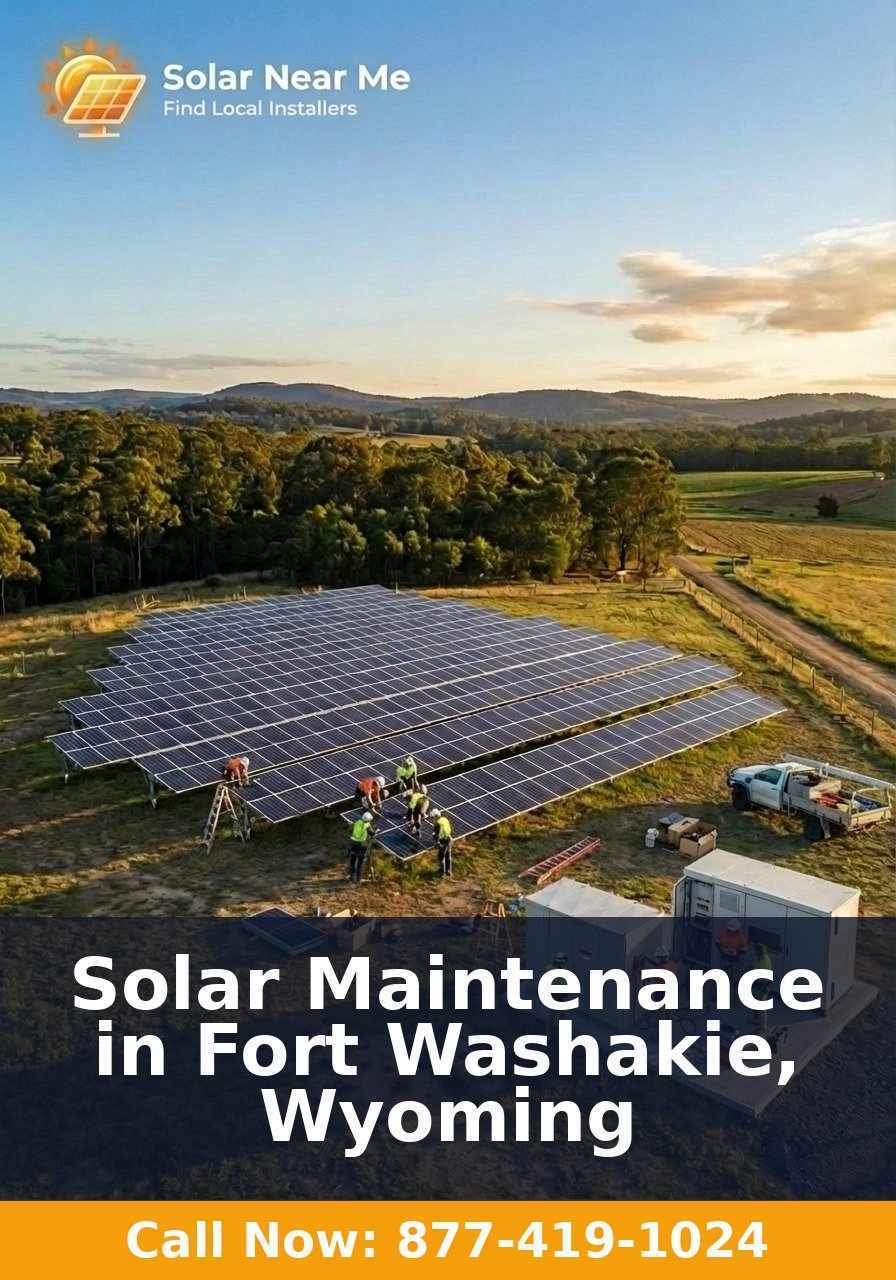 Solar Maintenance in Fort Washakie, Wyoming