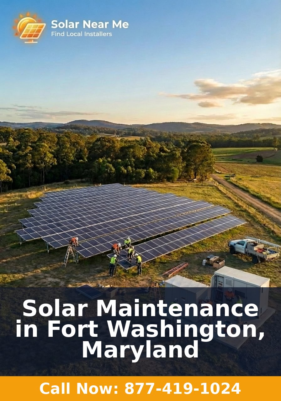 Solar Maintenance in Fort Washington, Maryland