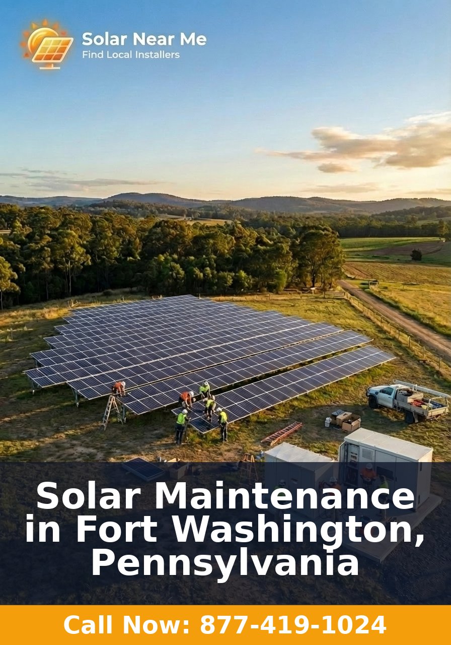 Solar Maintenance in Fort Washington, Pennsylvania