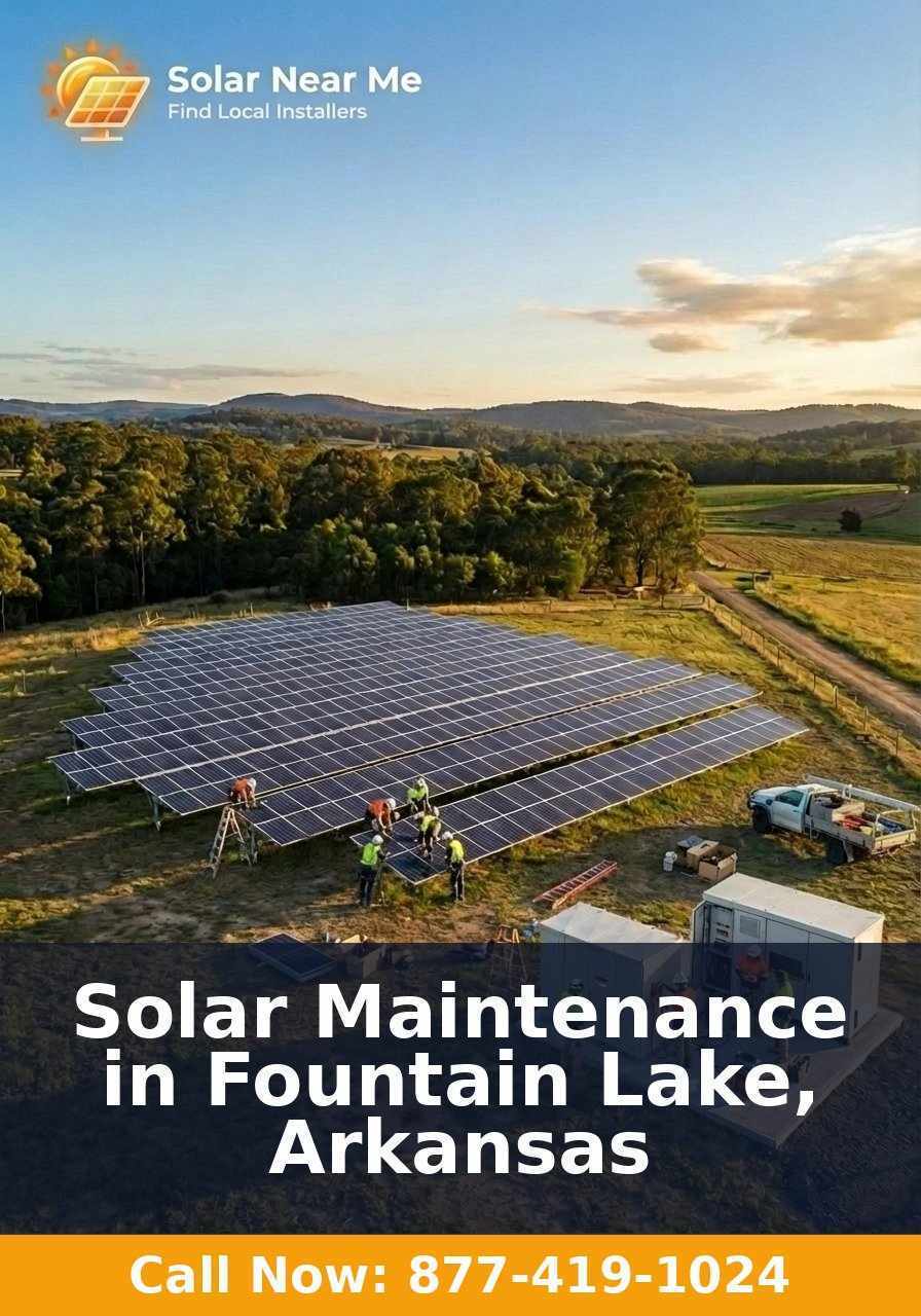 Solar Maintenance in Fountain Lake, Arkansas