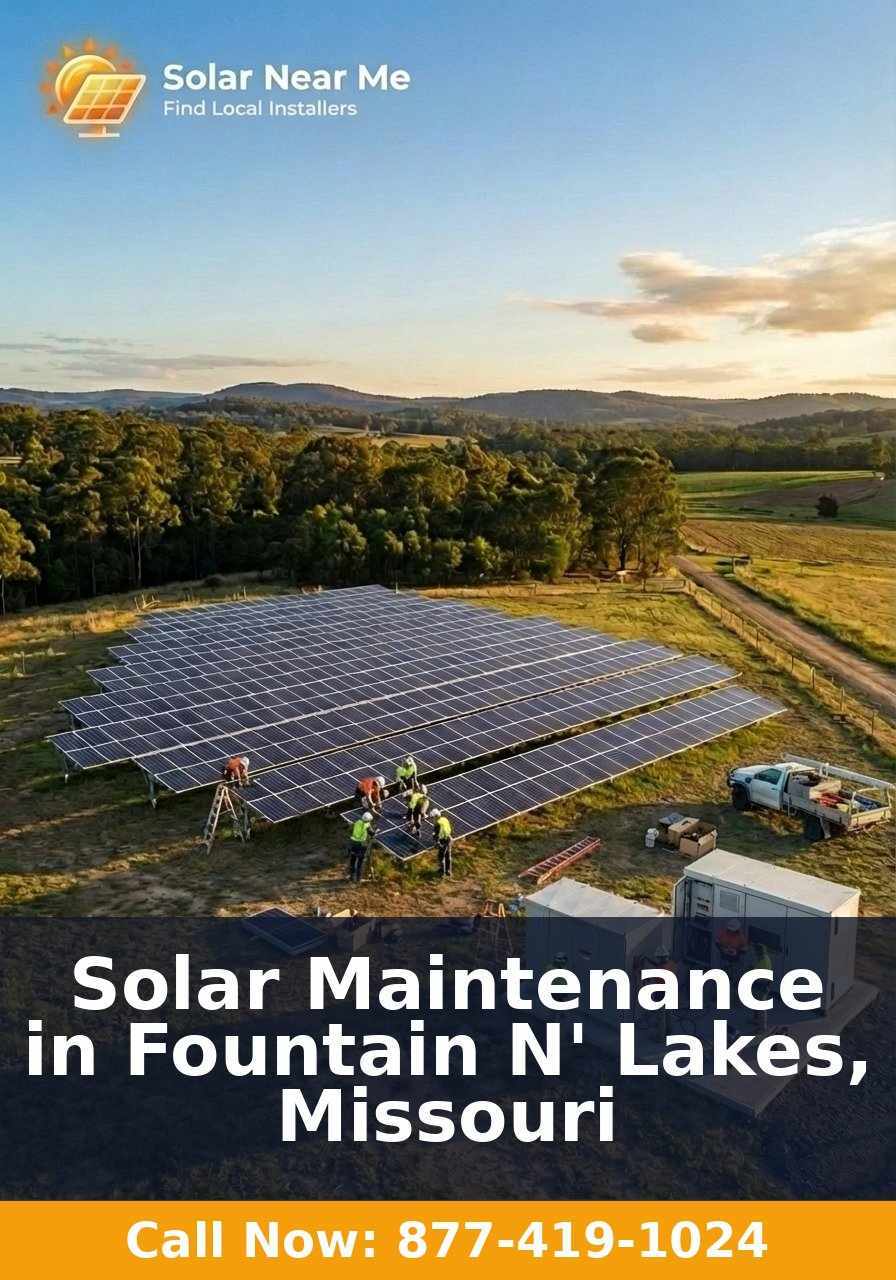 Solar Maintenance in Fountain N' Lakes, Missouri