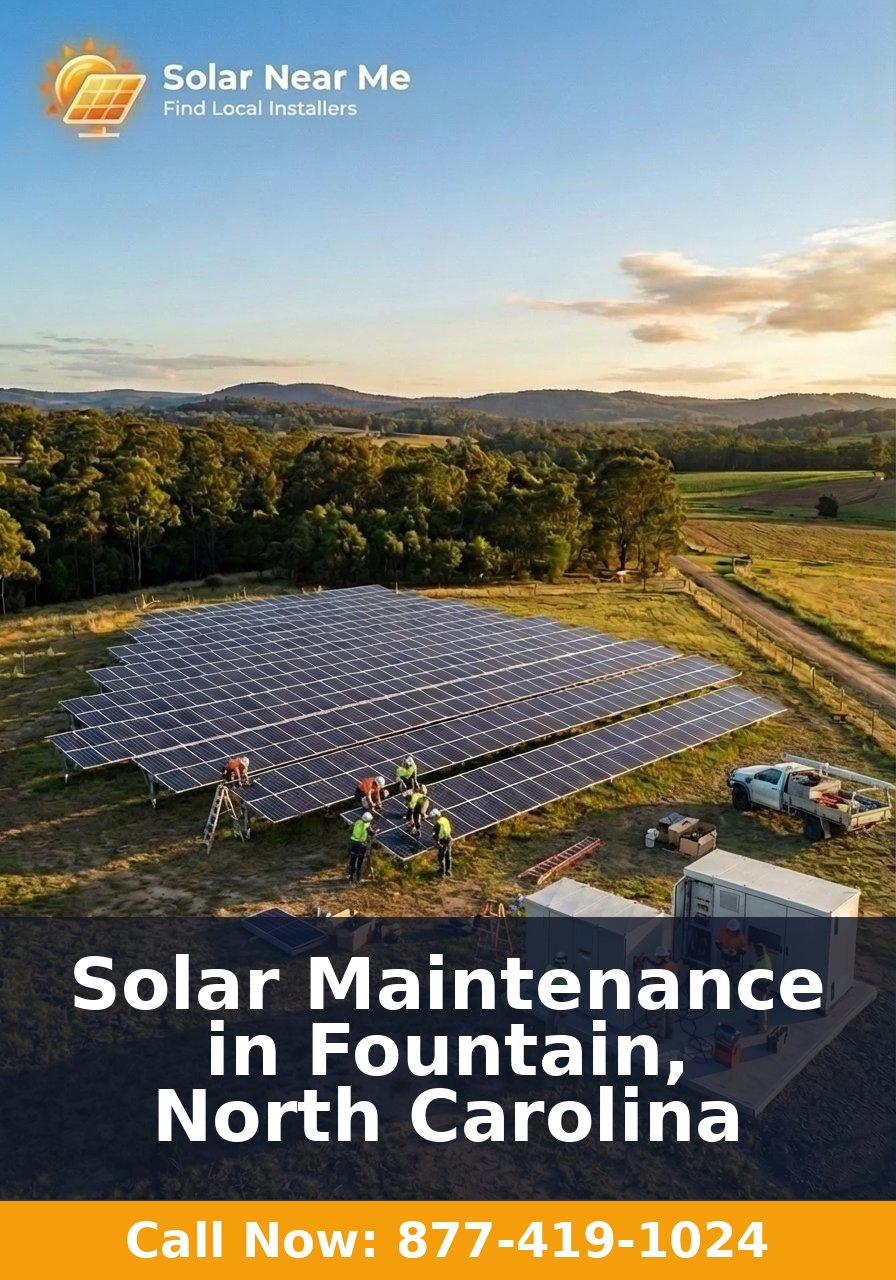 Solar Maintenance in Fountain, North Carolina
