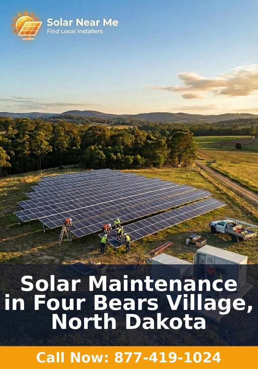 Solar Maintenance in Four Bears Village, North Dakota