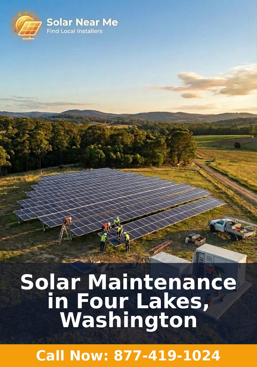 Solar Maintenance in Four Lakes, Washington