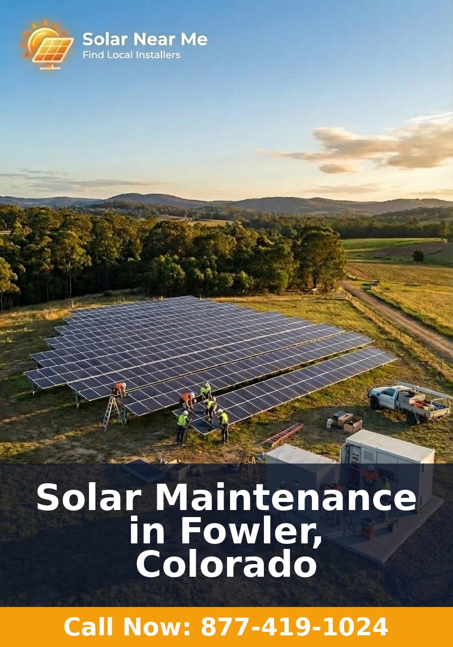 Solar Maintenance in Fowler, Colorado