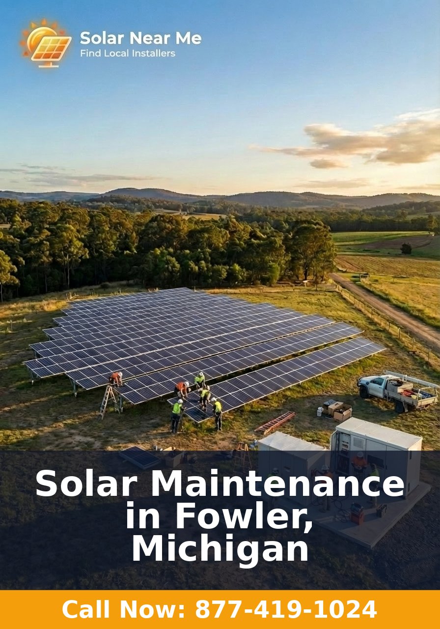 Solar Maintenance in Fowler, Michigan