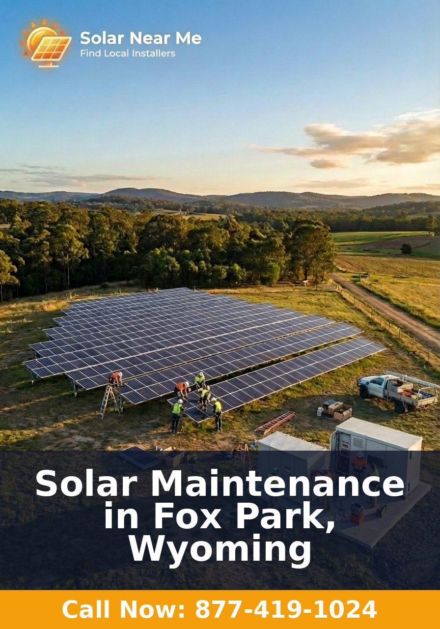 Solar Maintenance in Fox Park, Wyoming