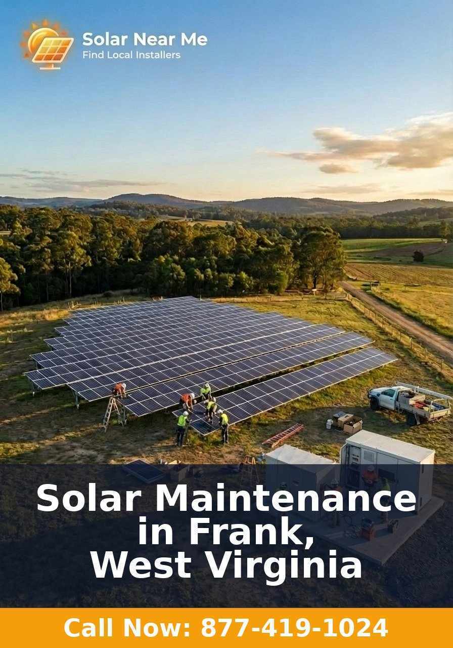 Solar Maintenance in Frank, West Virginia