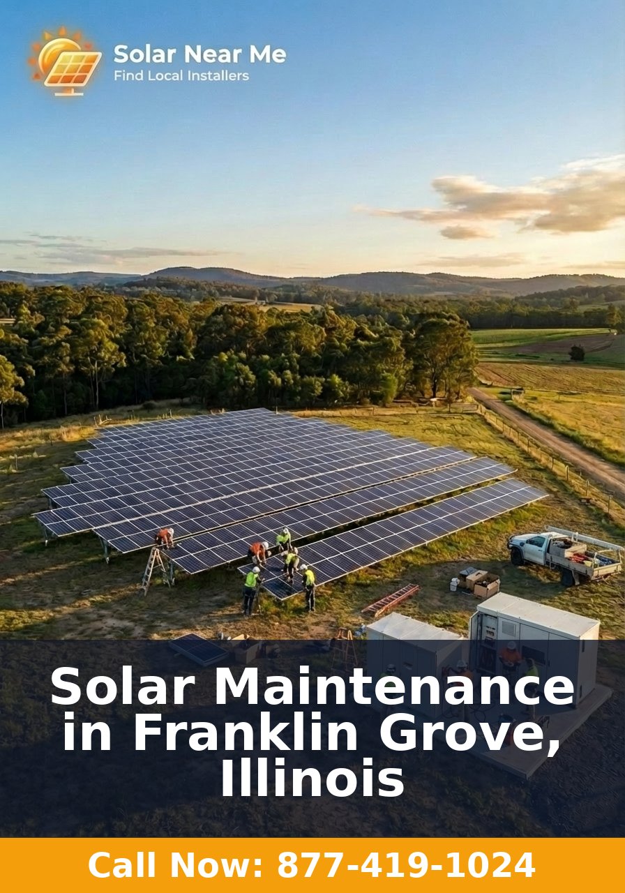 Solar Maintenance in Franklin Grove, Illinois