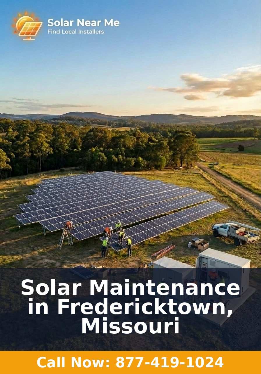 Solar Maintenance in Fredericktown, Missouri