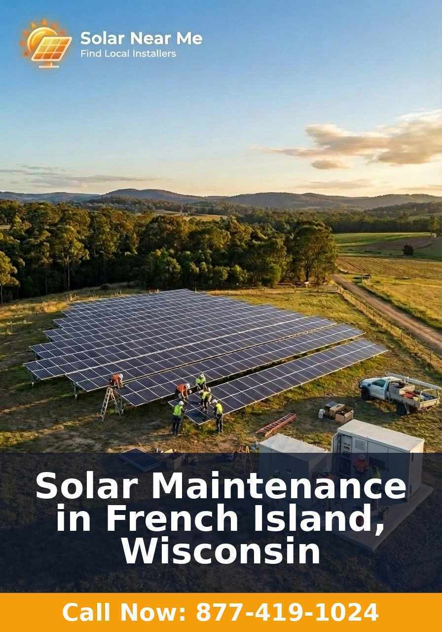 Solar Maintenance in French Island, Wisconsin