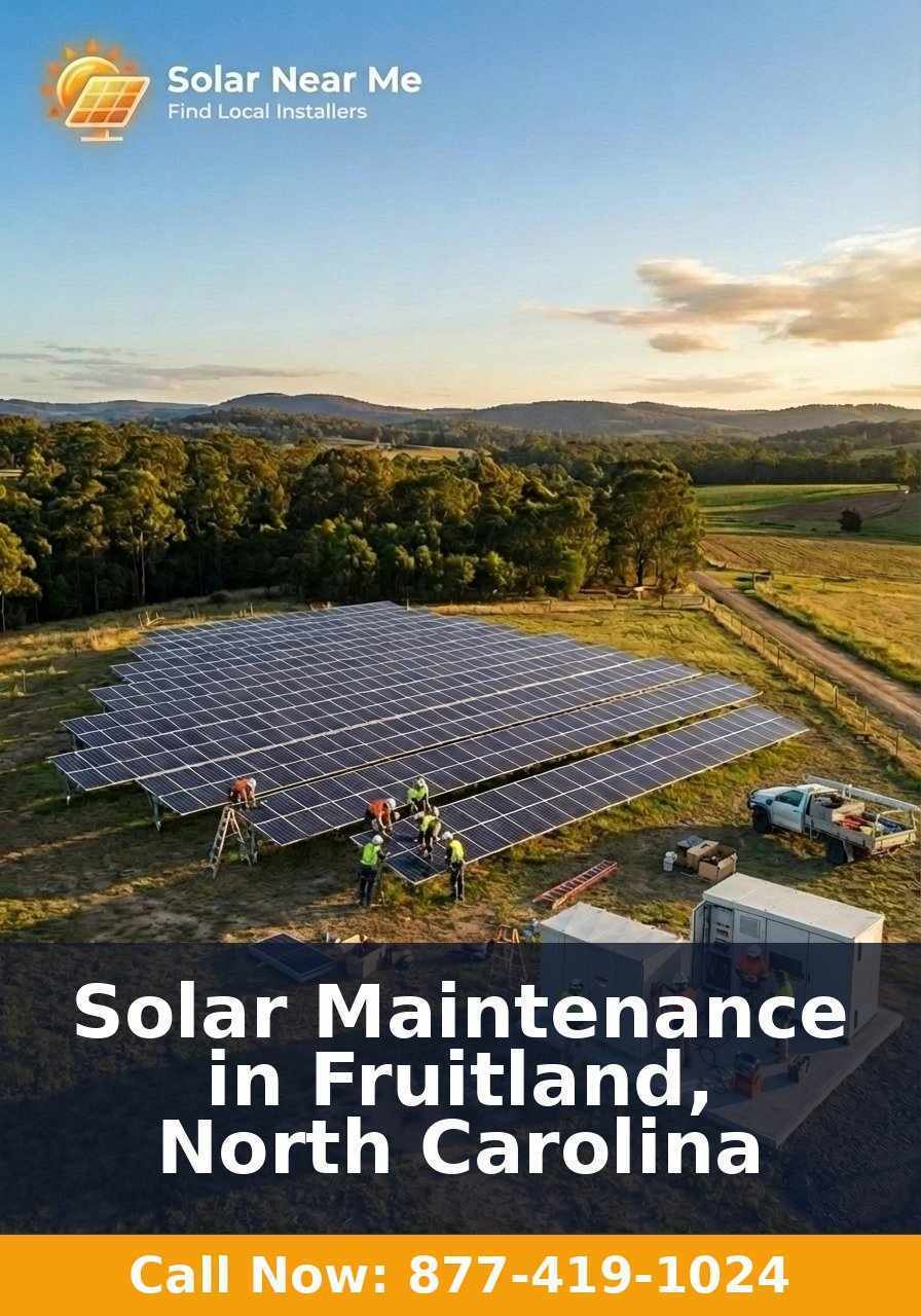 Solar Maintenance in Fruitland, North Carolina
