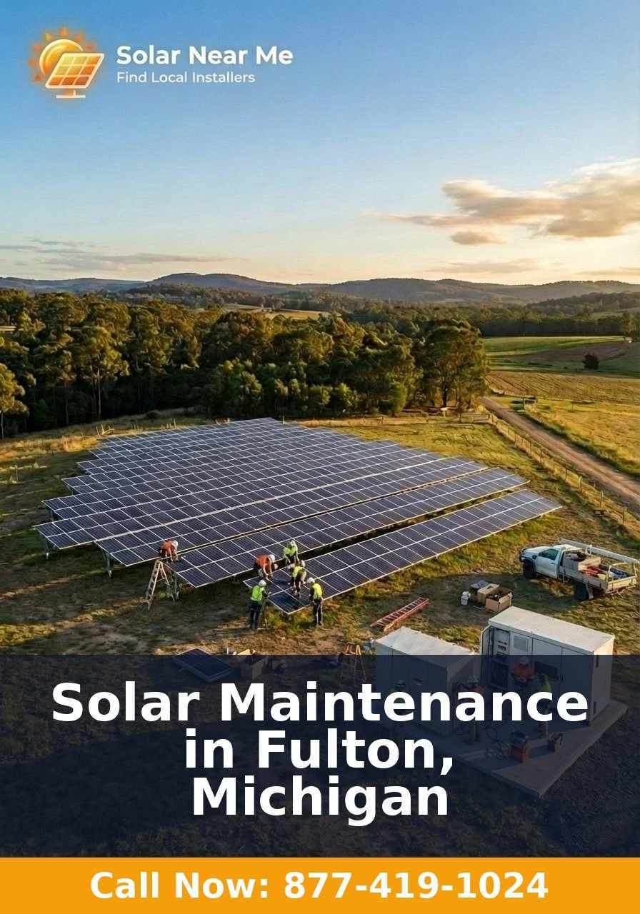 Solar Maintenance in Fulton, Michigan