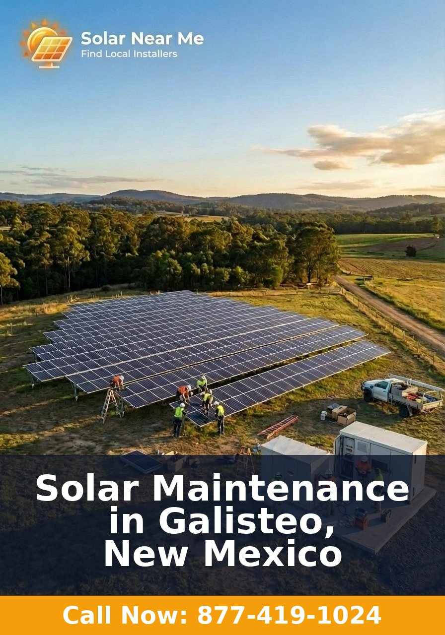 Solar Maintenance in Galisteo, New Mexico