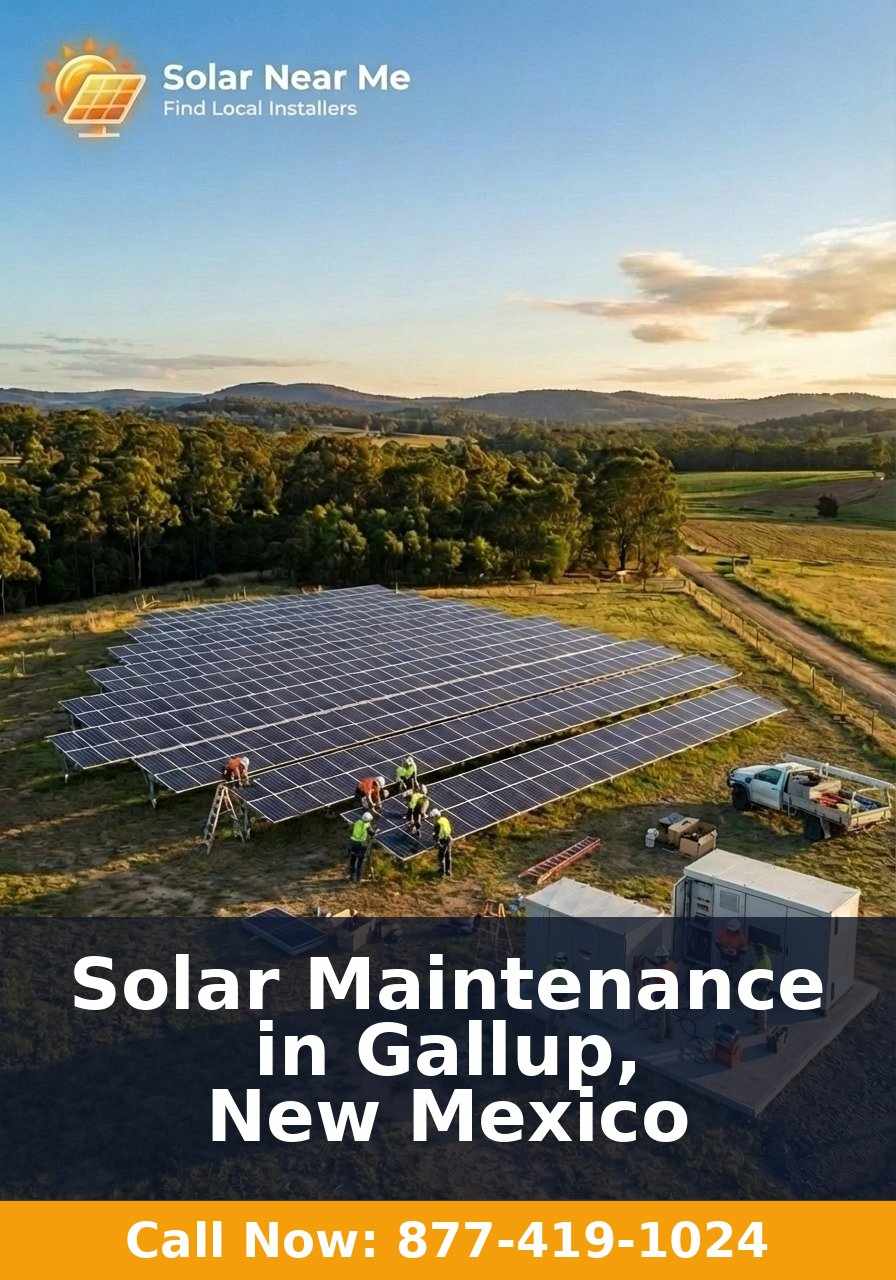 Solar Maintenance in Gallup, New Mexico