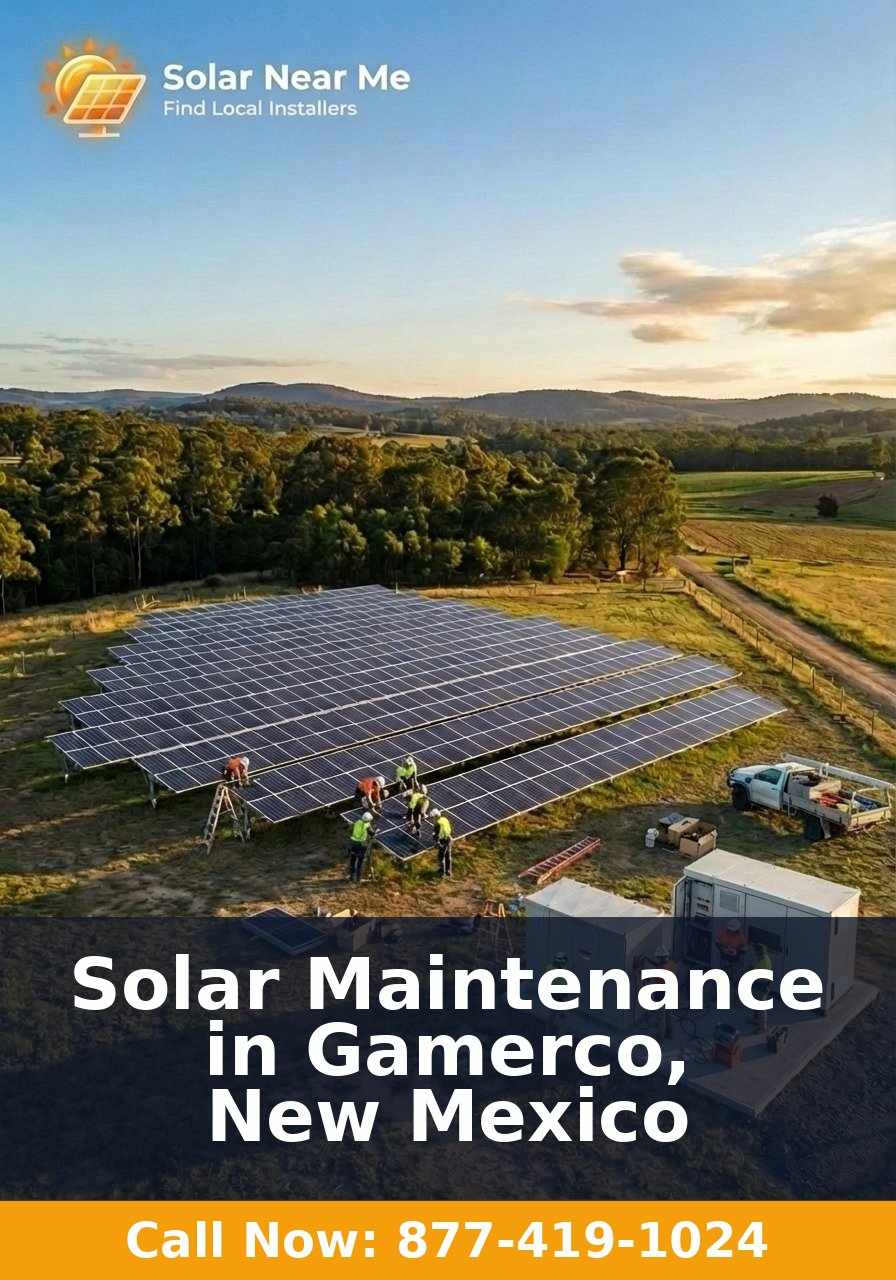 Solar Maintenance in Gamerco, New Mexico