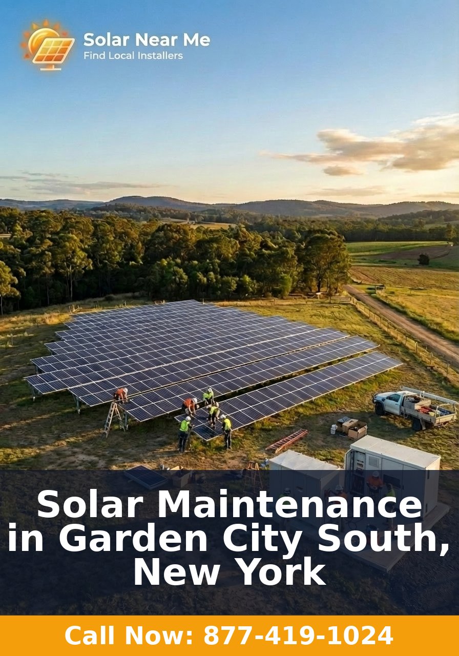 Solar Maintenance in Garden City South, New York