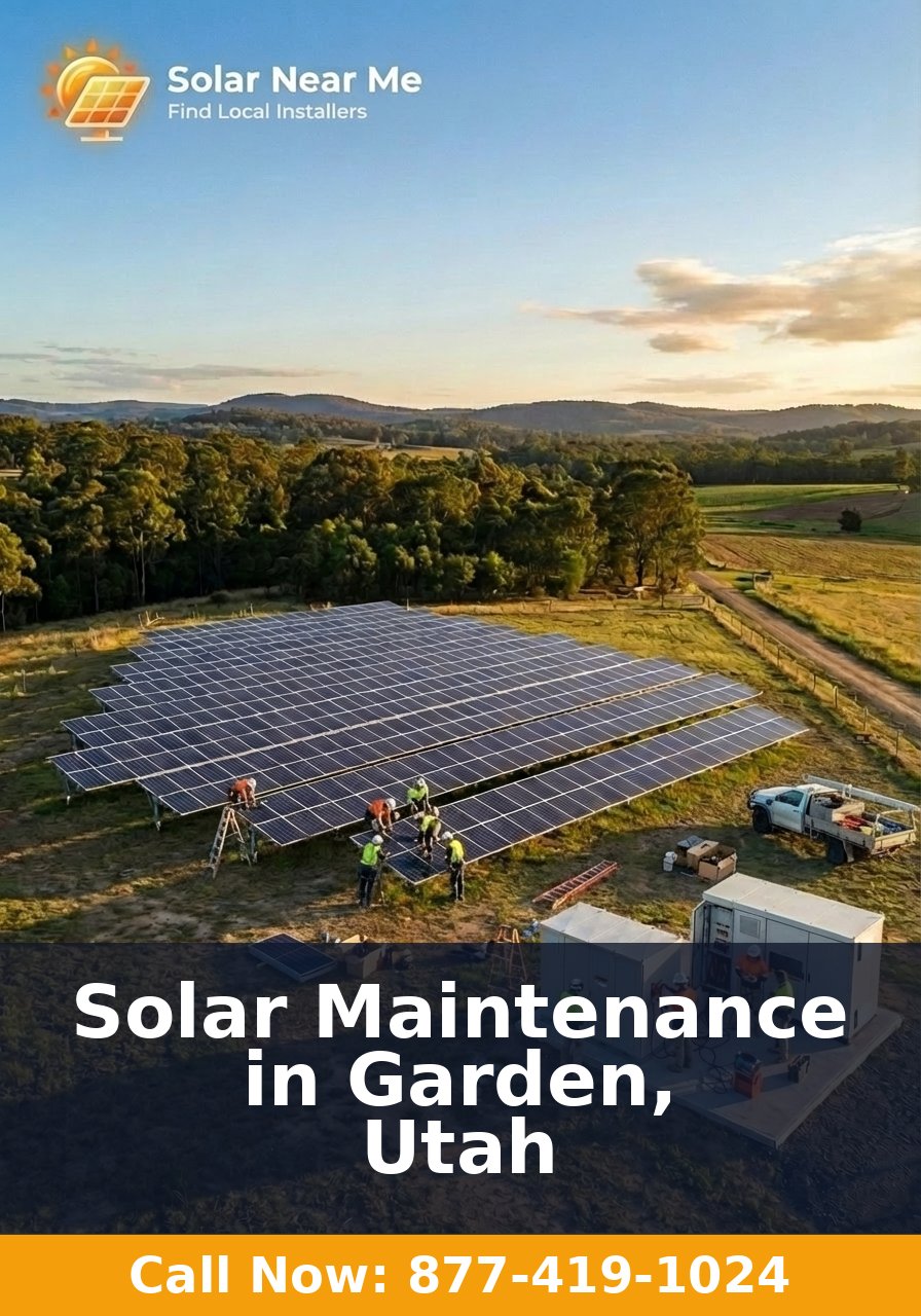 Solar Maintenance in Garden, Utah