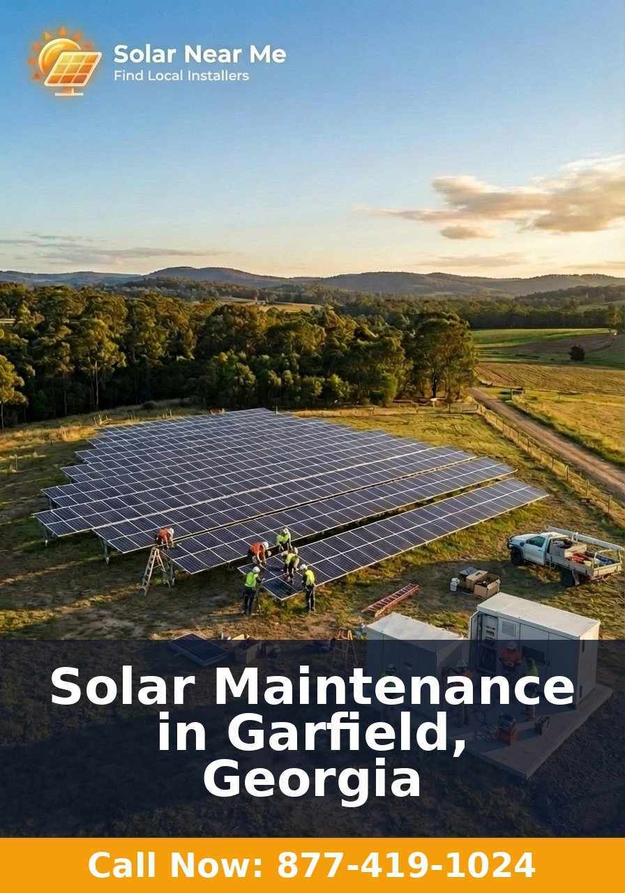 Solar Maintenance in Garfield, Georgia