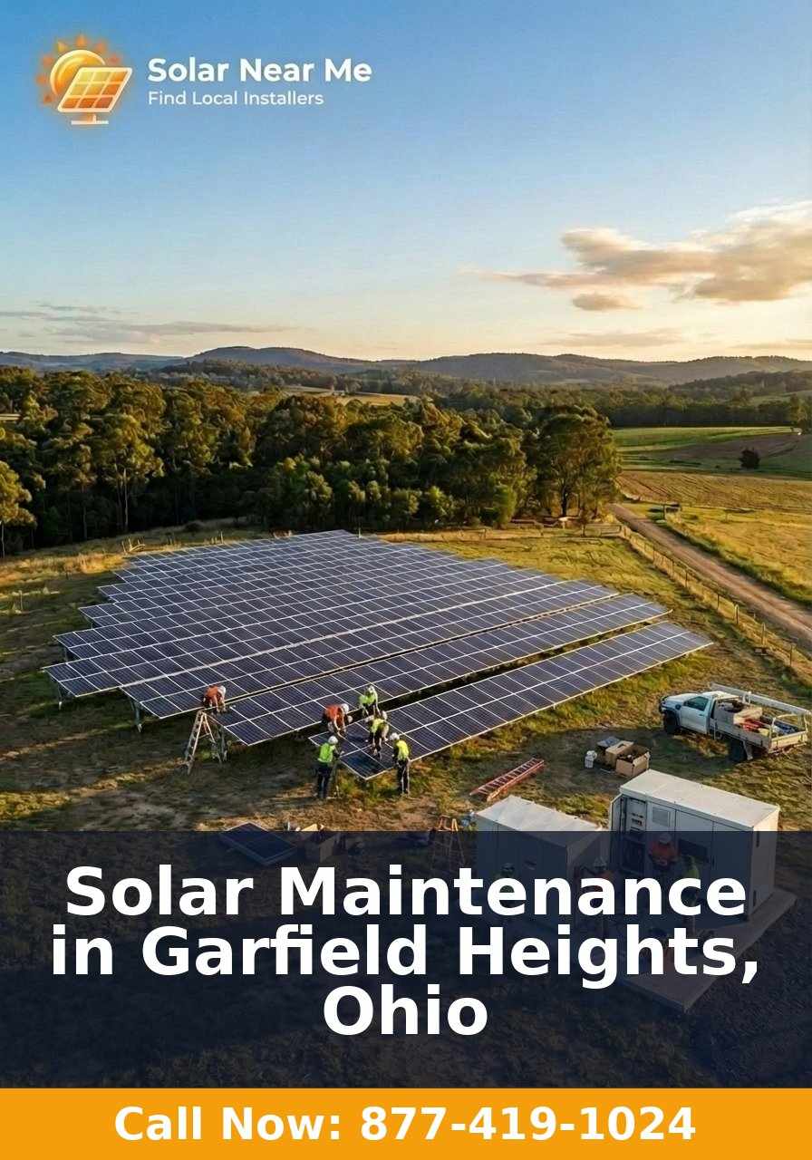 Solar Maintenance in Garfield Heights, Ohio