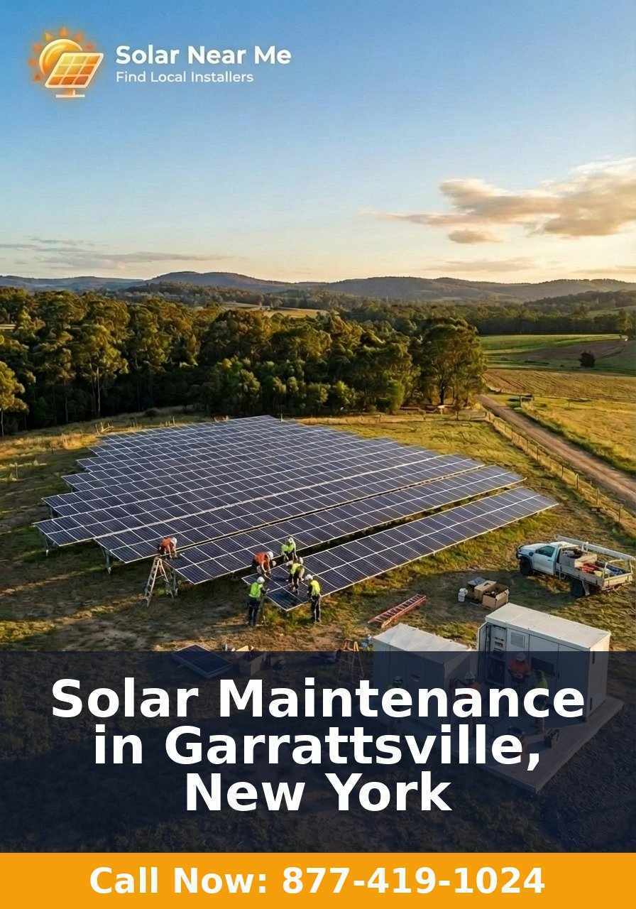 Solar Maintenance in Garrattsville, New York