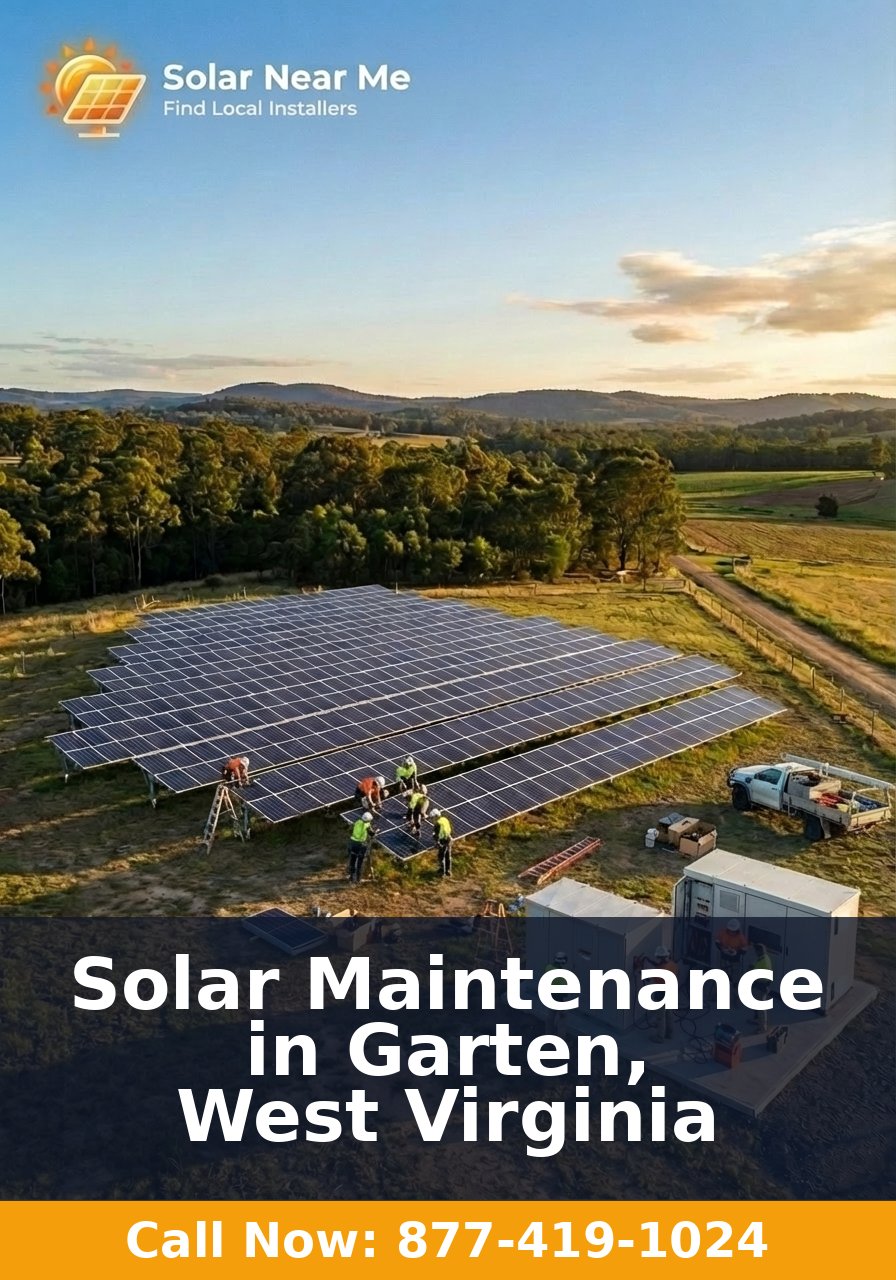 Solar Maintenance in Garten, West Virginia