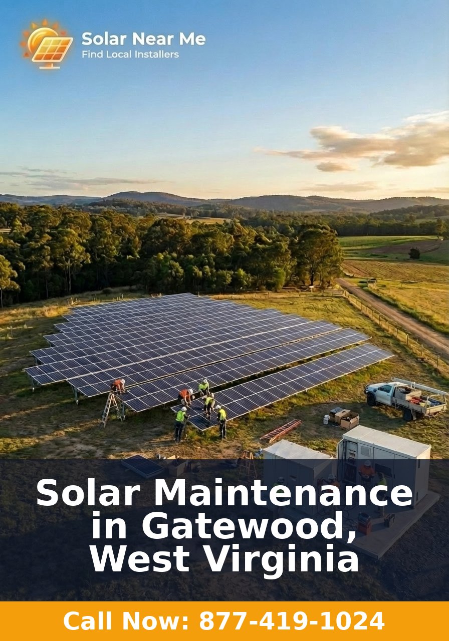 Solar Maintenance in Gatewood, West Virginia