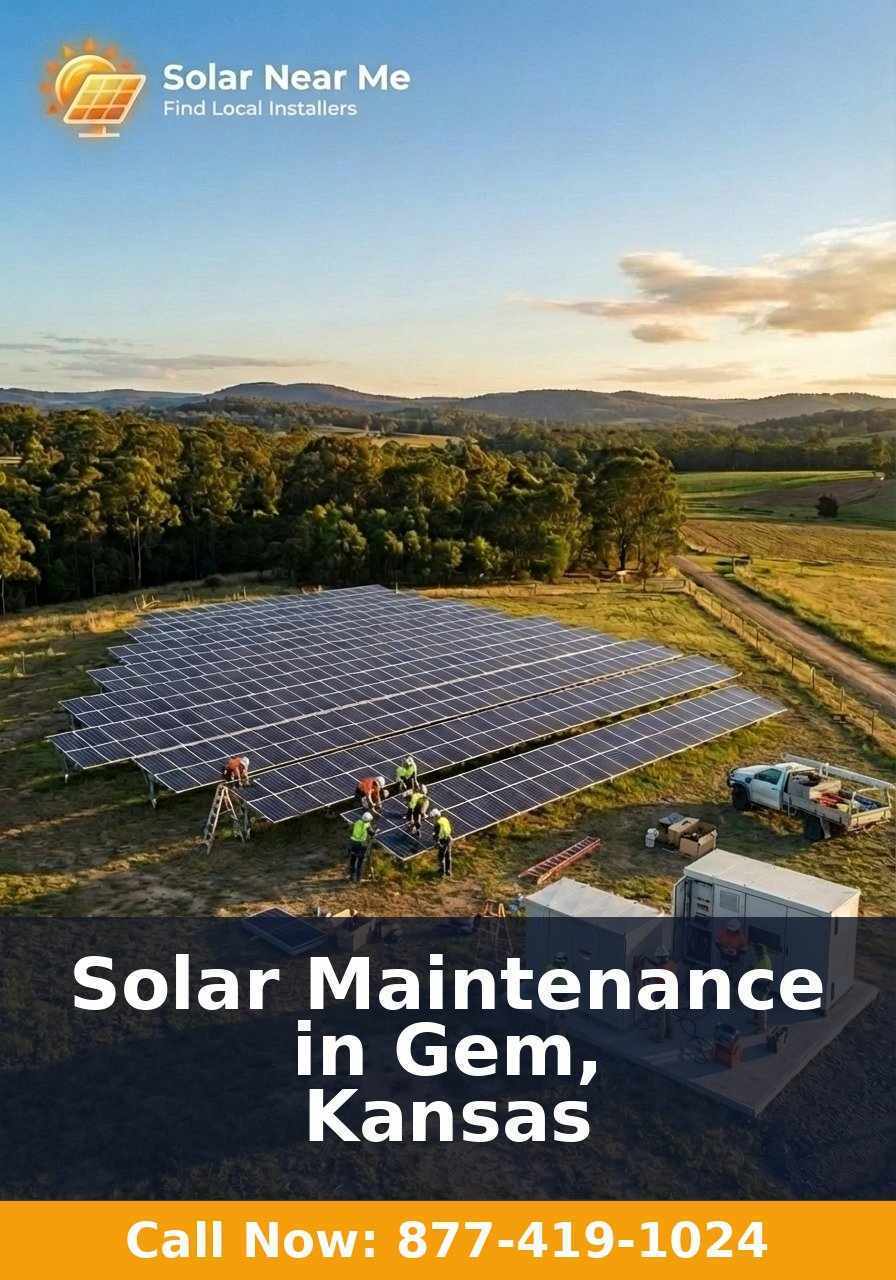 Solar Maintenance in Gem, Kansas