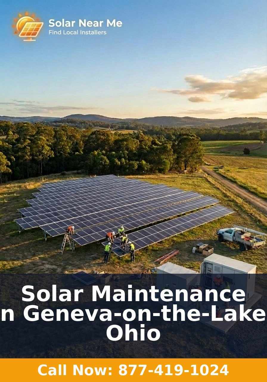 Solar Maintenance in Geneva-on-the-Lake, Ohio