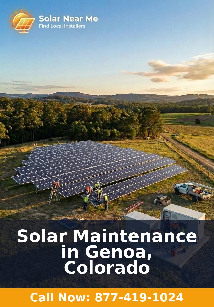 Solar Maintenance in Genoa, Colorado